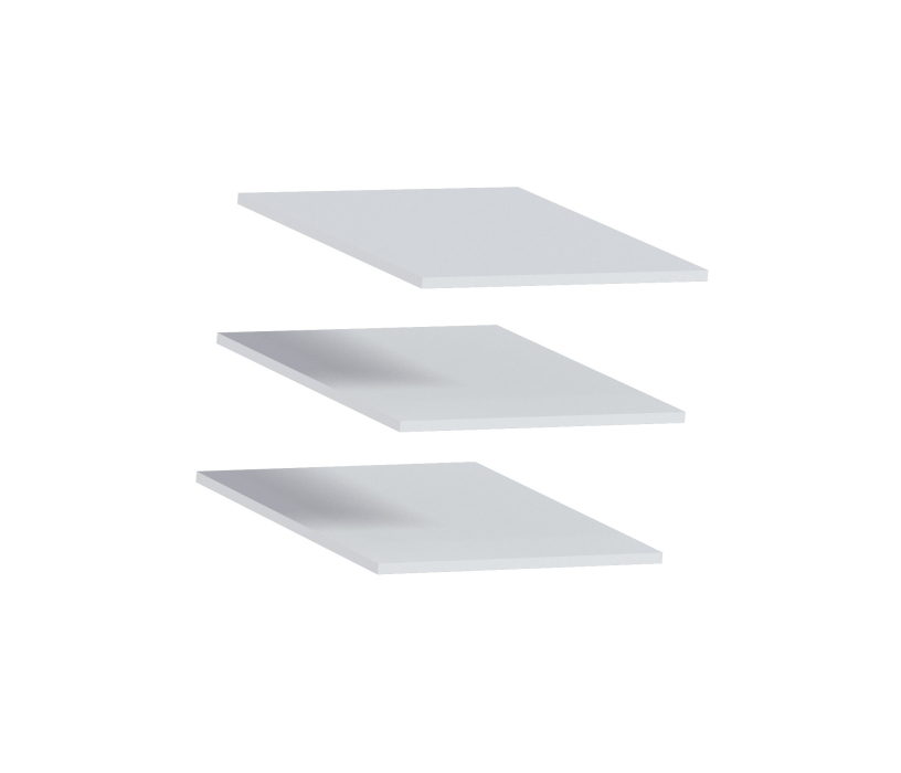 Мальта, Мальта СБ-3302 Полки 500 Белый (опция)