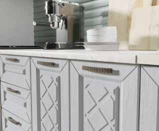 Кухня Агава 1,6 м Серый МДФ