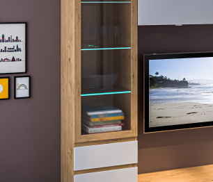 Шкаф-витрина Веста СБ-2248