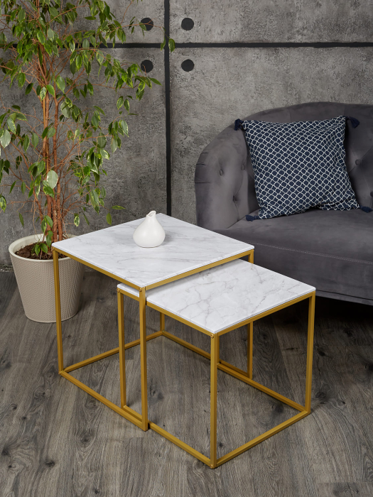 Журнальные столики, Комплект из двух квадратных журнальных столиков М002.0В70