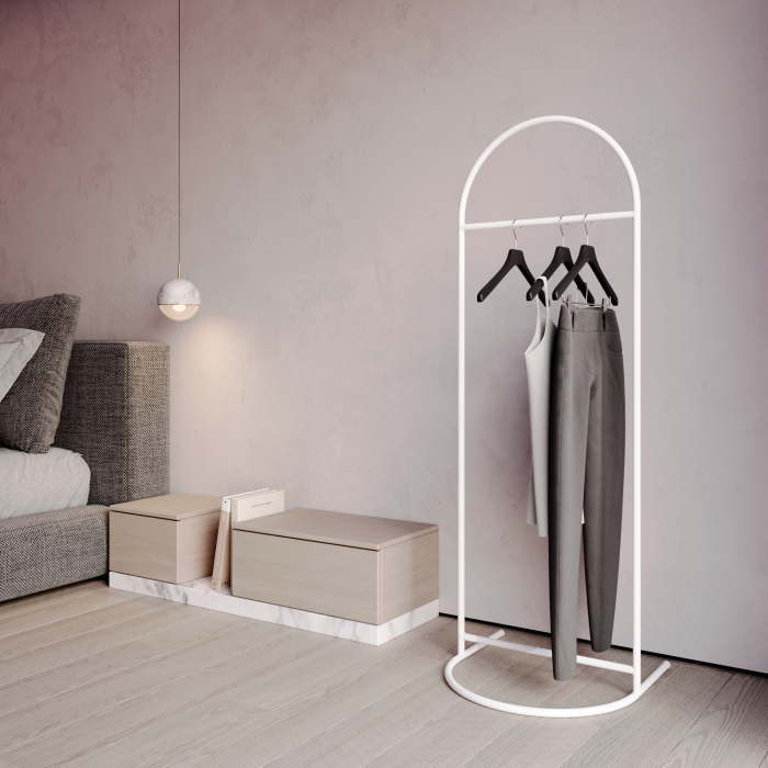 Вешалки, Дизайнерская напольная вешалка ручной работы GENGLASS Evesa