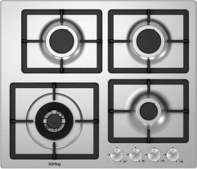 Встраиваемые варочные панели, Варочная поверхность газовая Korting HG 697 CTX