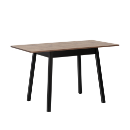 Стол раздвижной DAIKO 1Р, металл Черный, Дуб велингтон