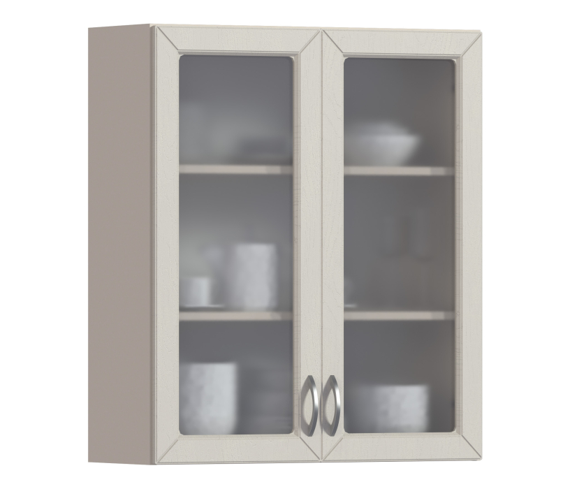 Сити, Сити шкаф навесной со стеклом 2 дв 80х92 см