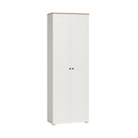 Шкафы распашные, Шкаф Остин 16.307, белая шагрень, дуб золотой крафт