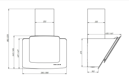 Кухонная вытяжка ELIKOR Кварц 60П-1000-Е4Д
