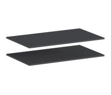 ГАРДЕРОБНЫЕ МАКС, Макс СБ-3228 Полки 1000 Диамант серый (2шт) (опция)