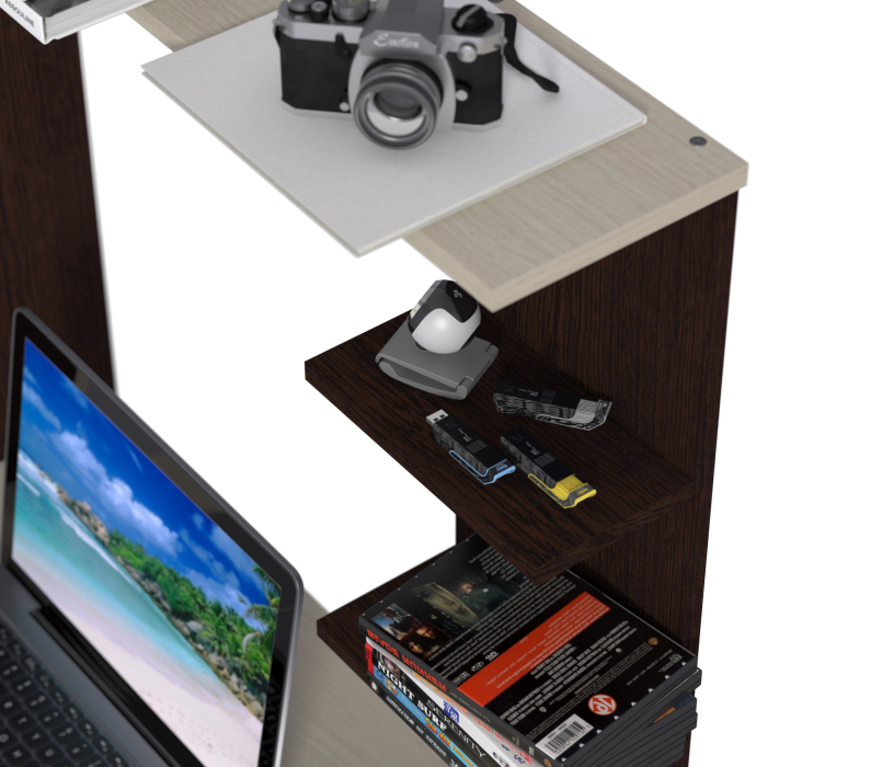 Компьютерные столы, Стеллаж со столом Тесса СБ-2737