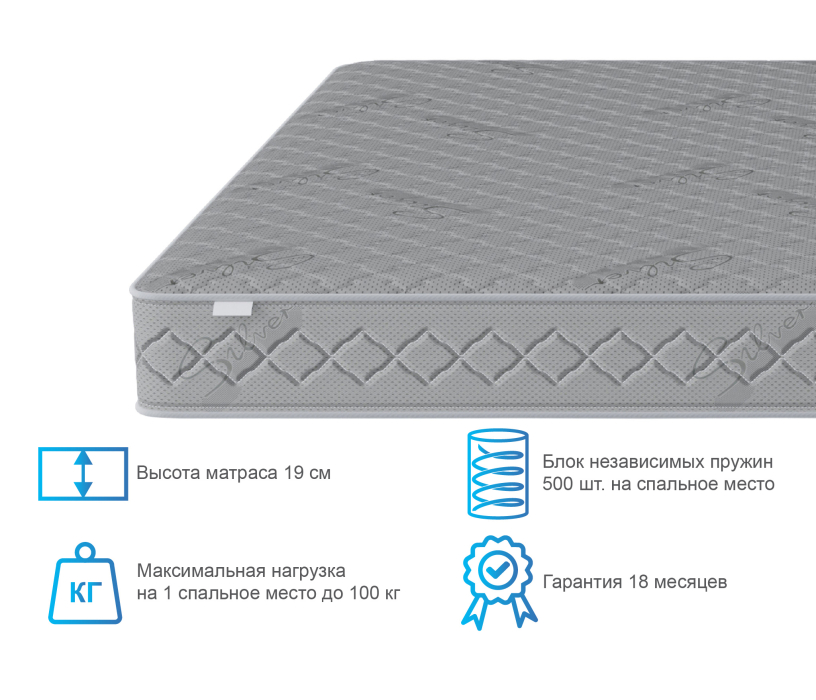 Другие размеры, Матрас Сити - Бормио 1800*2000