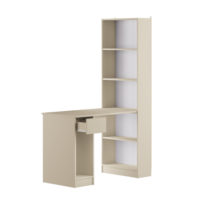 Стеллажи, Шкаф комбинированный Лайт 10.01, сатин