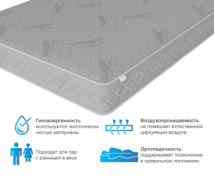 Столлайн / Матрас Сити - Бормио 900*1900