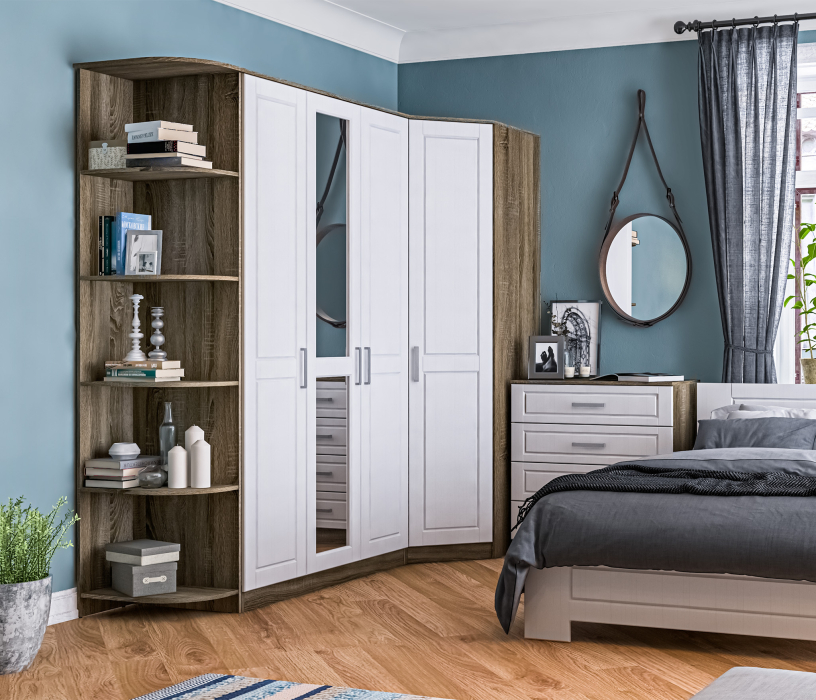 Угловые шкафы, Шкаф угловой Илона (Прованс) СБ-2669