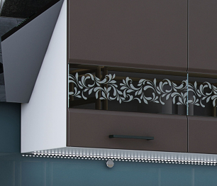 Кухня Милена 2,0 м Смоки софт/Вяз МДФ