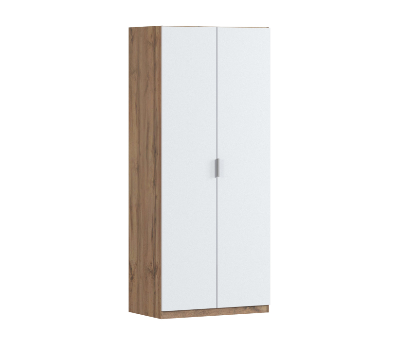 В спальню, Шкаф двухдверный Макс 1000 мм, вариант №1 (ЛДСП, корпус дуб вотан)