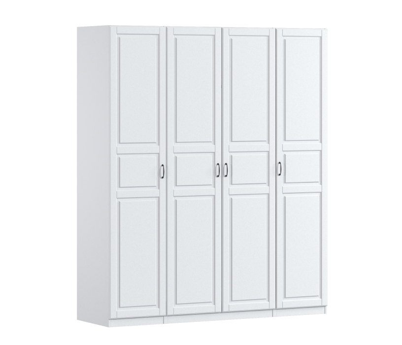 Для одежды, Шкаф четырехдверный Макс 2000 мм, вариант №3 (ЛДСП/МДФ)
