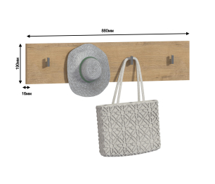 Вешалка настенная Мелисса СБ-2893