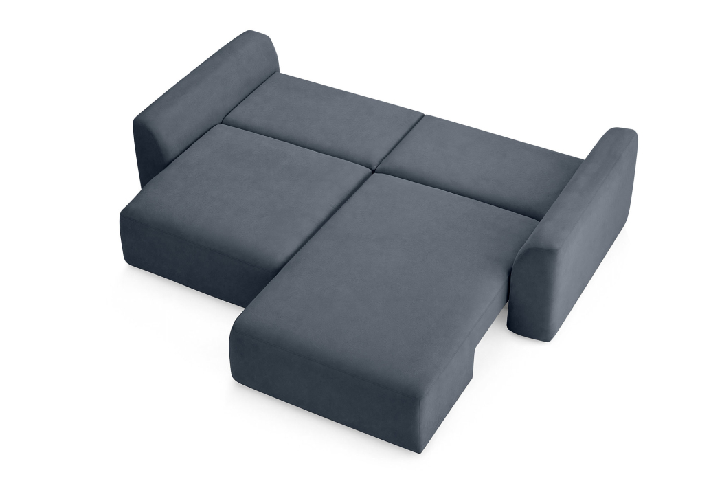 Диваны угловые в гостиную, Диван угловой Спейс, Велюр