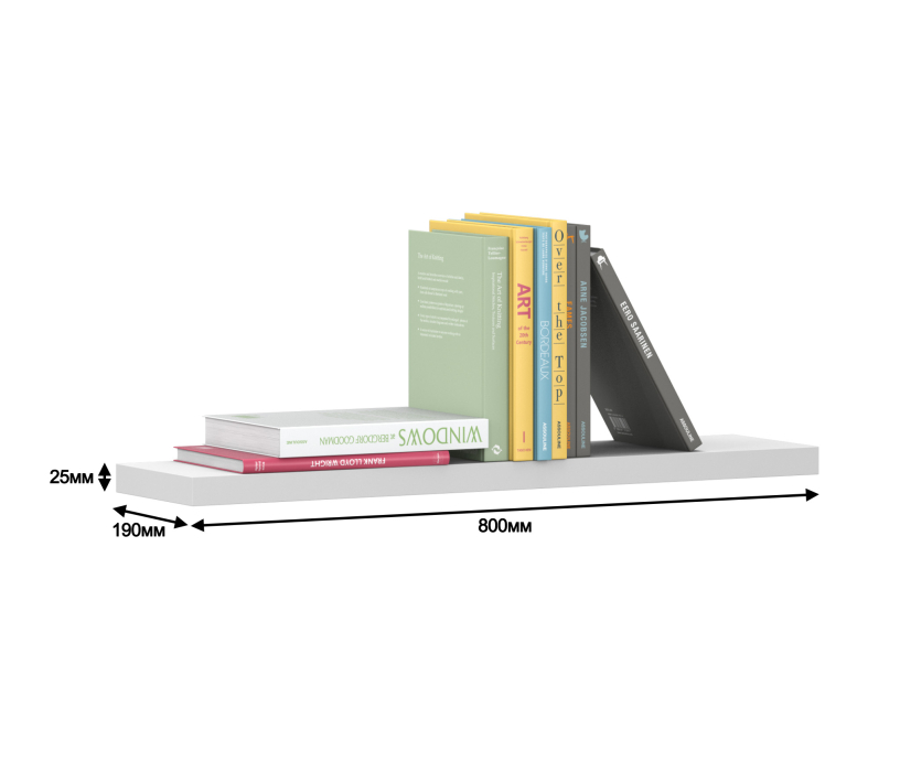 Настенные полки, Полка Дионис СБ-2363/1 Белый