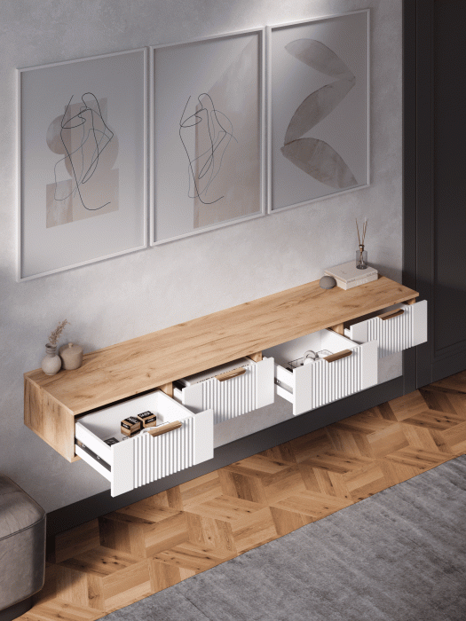 ТВ-тумбы, Тумба подвесная Ингрия Luxe 11