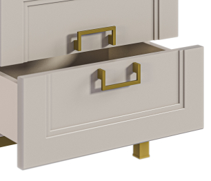 Тумба Ассоль СБ-3436 Кашемир серый/МДФ Кашемир