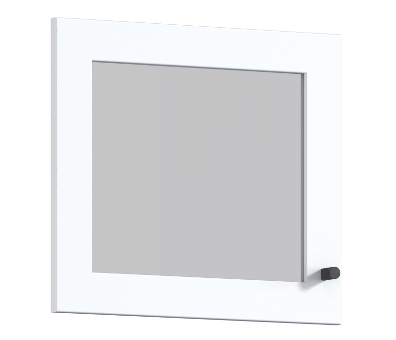 Твин, Твин СБ-3386 Фасад со стеклом Белый