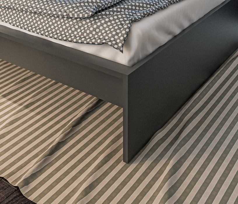 Кровати 140 см, Кровать (1400) Леон/Бруклин СБ-3368