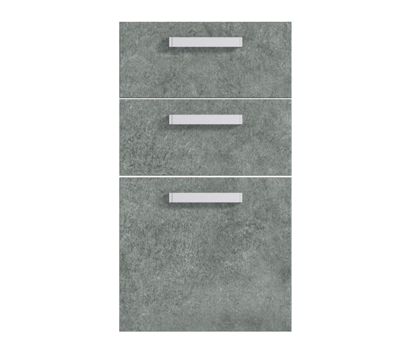 Роял, Роял фасад для стола 3 ящ 40х71 см