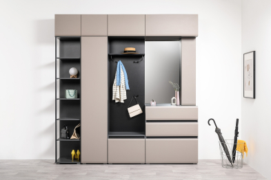 Стеллаж угловой Сидней 16.425, антрацит