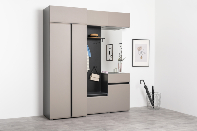 Комод Сидней 16.231.02, антрацит, веллюто капучино