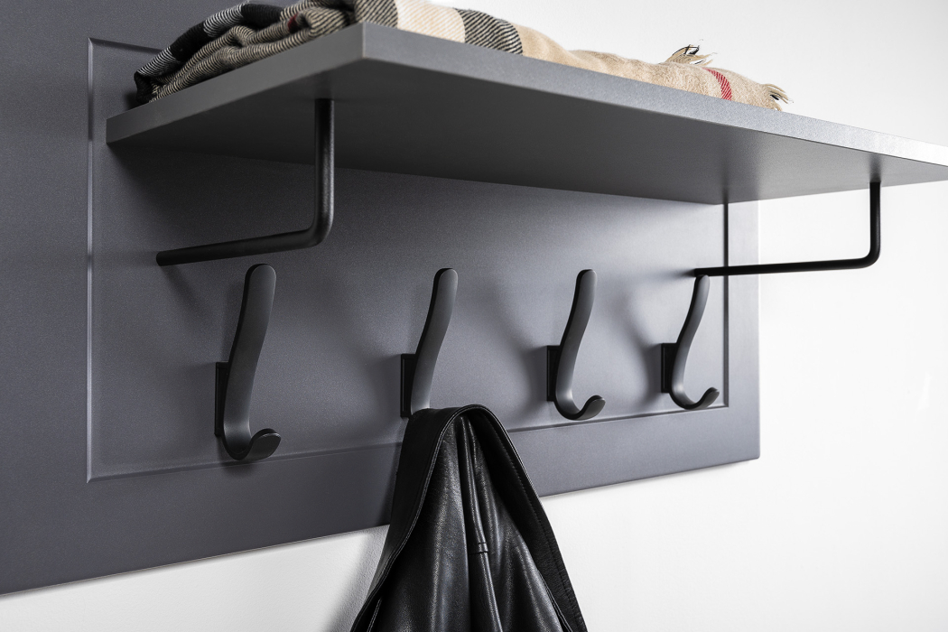 Настенные, Вешалка Остин 15.12, серый графит