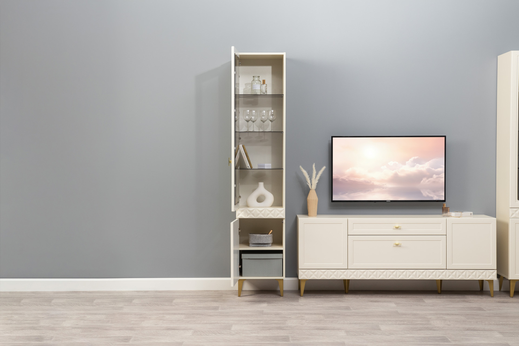 Стеклянные, Шкаф витрина Марион 16.397.01