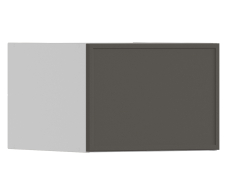 Квадро, Квадро шкаф навесной 1 дв 50х36 см