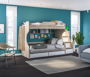 Кровать-чердак Мамбо СБ-2871