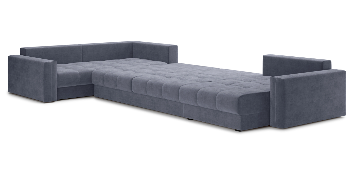 Диваны угловые в гостиную, Диван П-образный Кастел