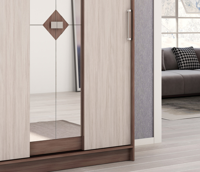 Шкафы-купе, ЛДСП Шкаф-купе АГАТ Ясень Шимо