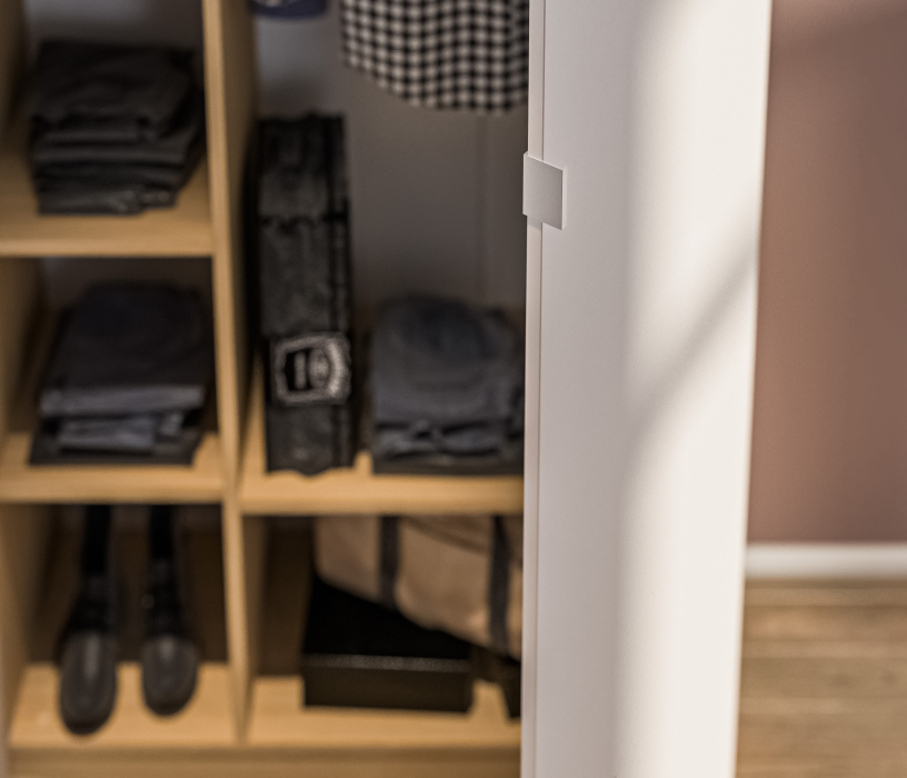 Для одежды, Шкаф 2 дверный Афина СБ-3313 Дуб Винченца/Кашемир серый