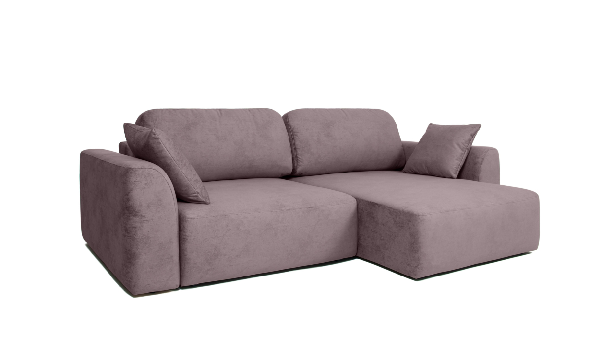 Диваны угловые в гостиную, Диван угловой Trump mini, велюр