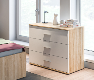 Мамбо Спальня Комплект 3 Дуб Сонома/Белый