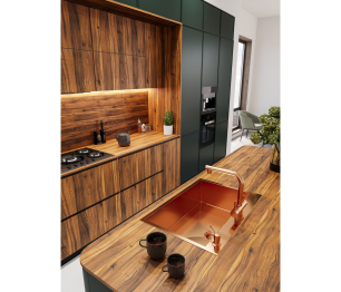 Мойка универсального монтажа EMB-125A PVD Nano