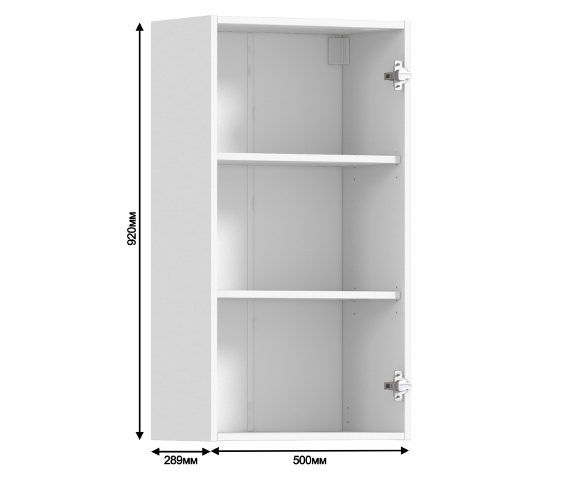 Корпус, Регина корпус для шкафа 1 дв 50х93 см