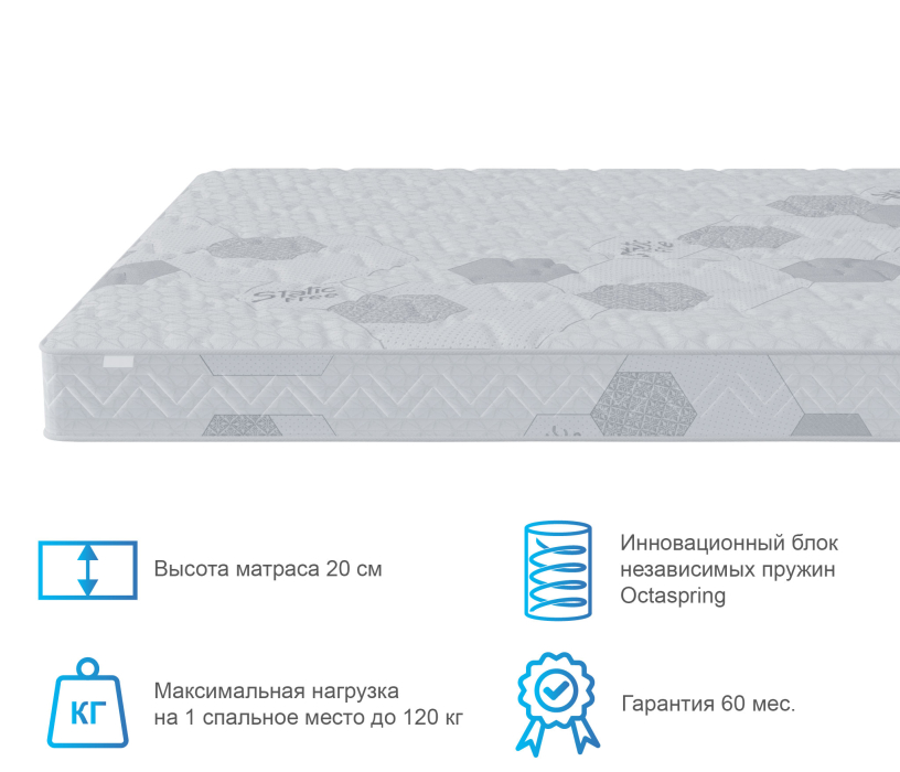 1600 x 2000, Матрас Сити-Альмерия в скрутке 1600х2000