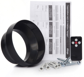 Кухонная вытяжка Konigin Geometry Inox/Black Glass