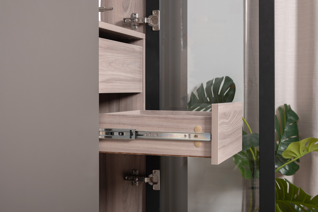 Стеклянные, Шкаф-витрина Роквуд 16.322.04