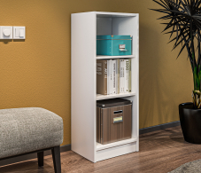 Стеллажи, Стеллаж Твин СБ-3379 Белый