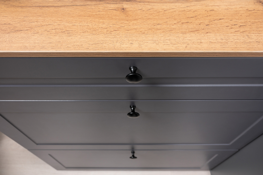 Тумбы, Тумба для обуви Остин 16.121, серый графит, дуб золотой крафт