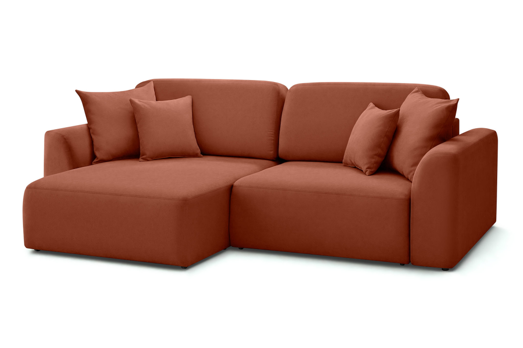 Диваны угловые в гостиную, Диван угловой Спейс, Велюр