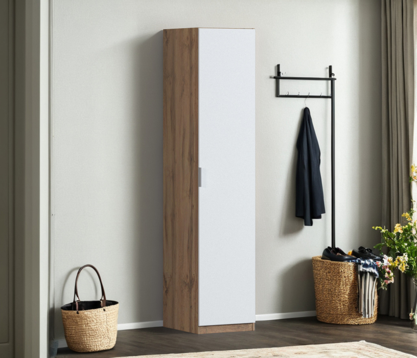 Для одежды, Шкаф однодверный Макс 500 мм, вариант №4 (ЛДСП, дуб вотан)