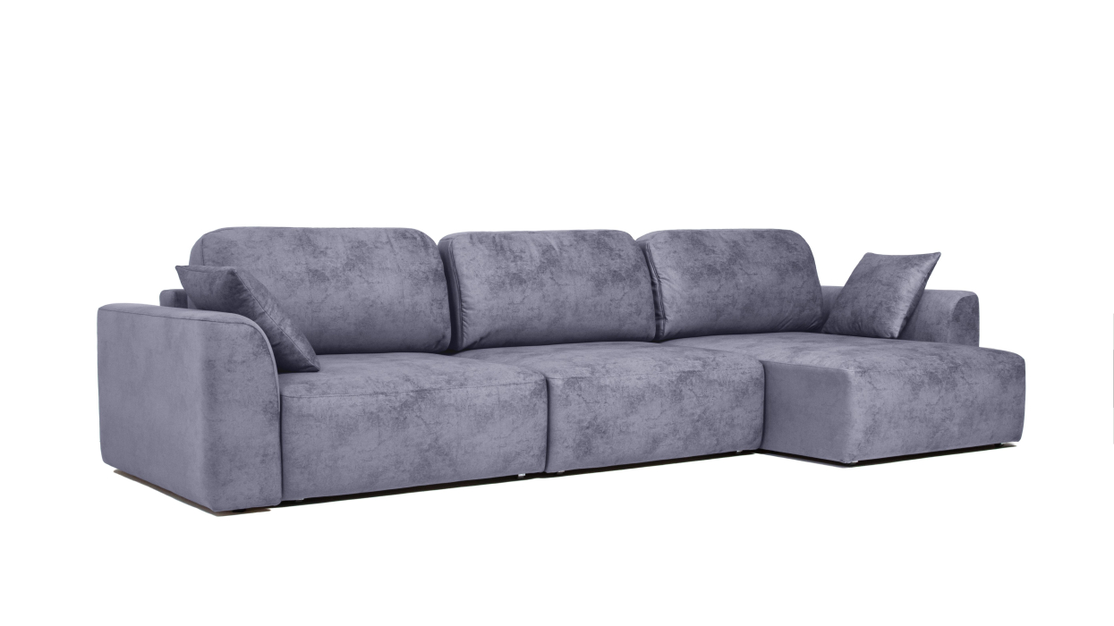 Диваны угловые в гостиную, Диван угловой Trump, велюр