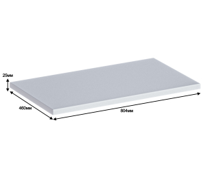 Столешница Люкс СБ-3167 Белый глянец