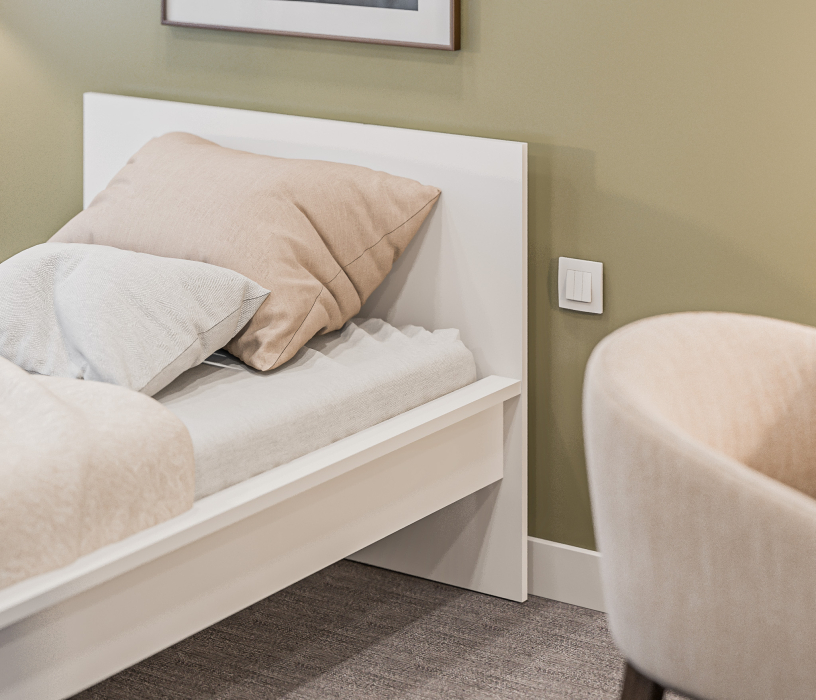 Кровати 90 см, Кровать (900) Леон/Бруклин СБ-3366